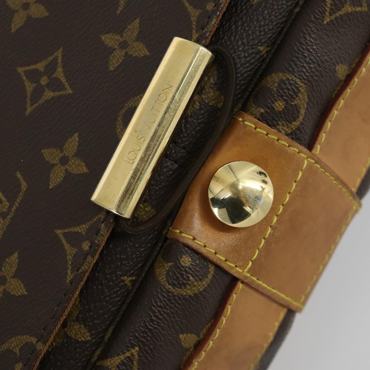 Louis Vuitton Abbesses Messenger Bag Monogram Canvas Brown Canvas Shoulder Bag Bag (Pre-Owned)