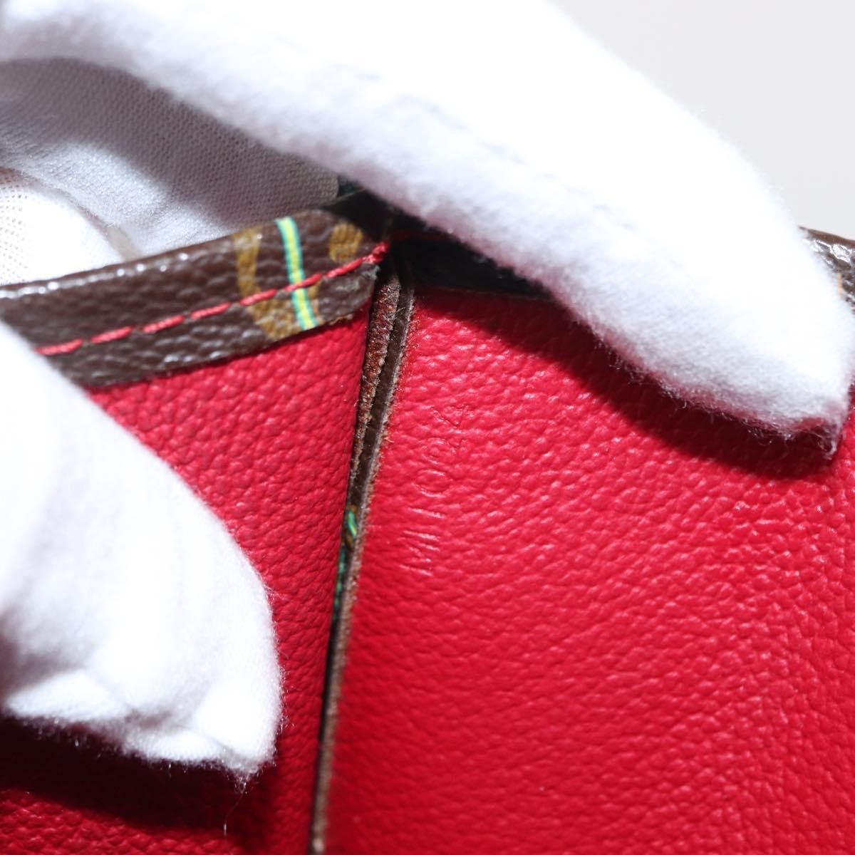 Louis Vuitton Sac Plat Bag Limited Edition Monogram Cerises Brown Canvas Handbag (Pre-Owned)