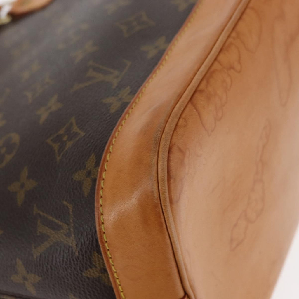 Louis Vuitton Alma Handbag Monogram Canvas Brown Canvas Handbag (Pre-Owned)