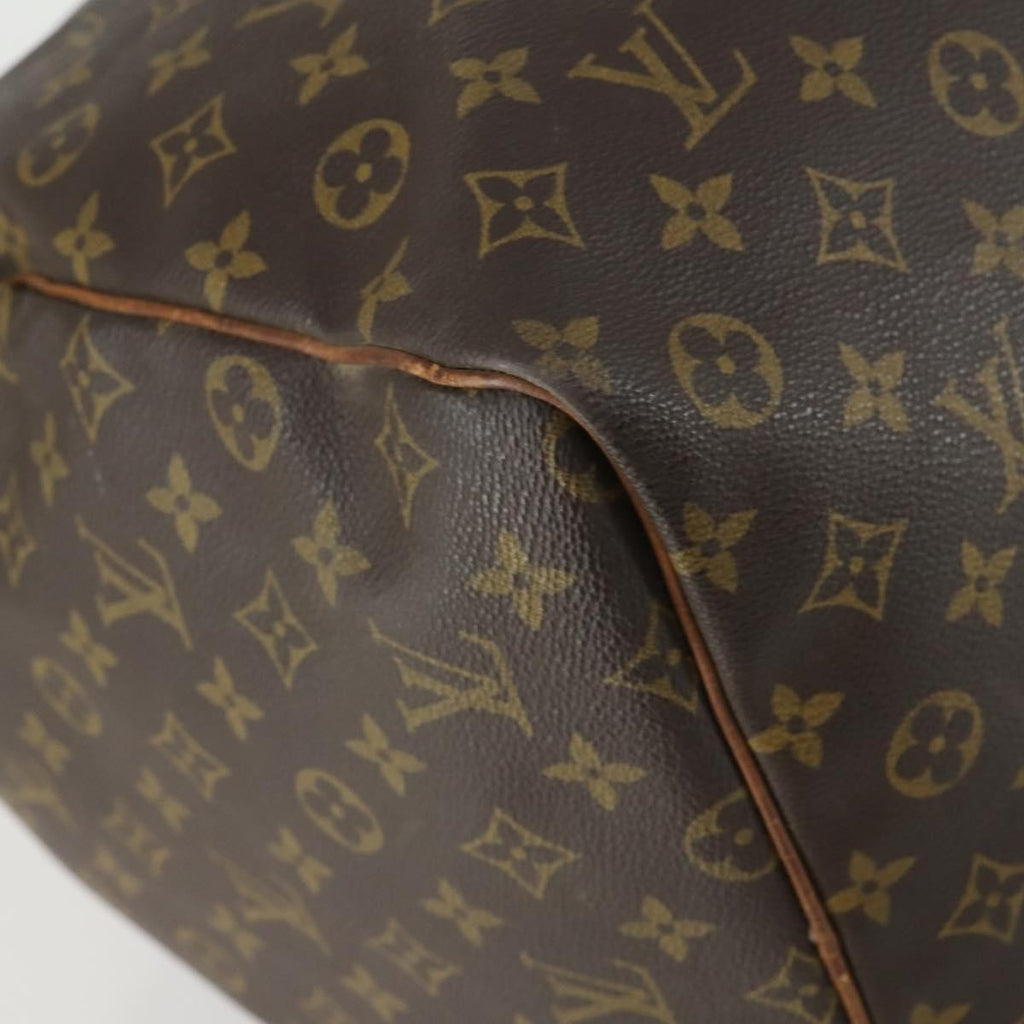 Louis Vuitton Keepall Bag Monogram Canvas Brown Canvas Travel Bag Bag (Pre-Owned)