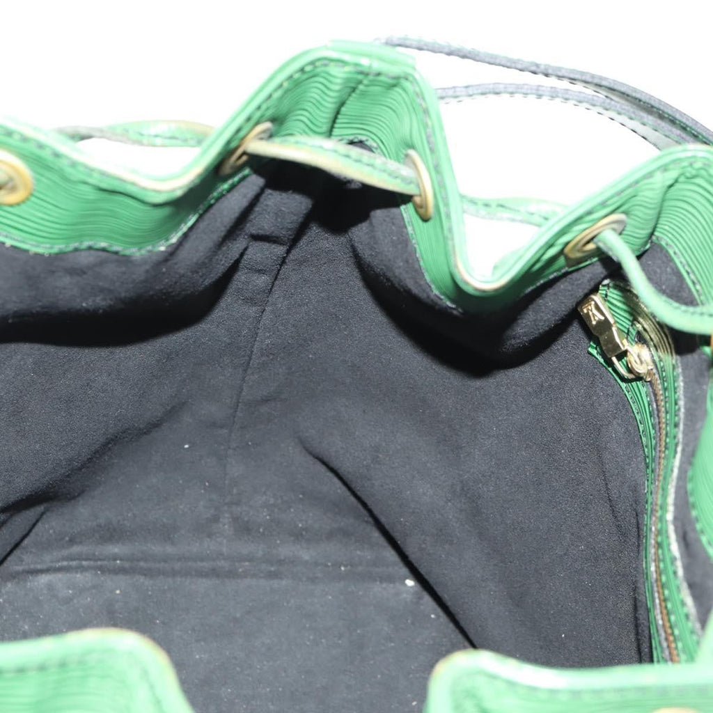 Louis Vuitton Petit Noe Handbag Epi Leather Green Leather Shoulder Bag Bag (Pre-Owned)