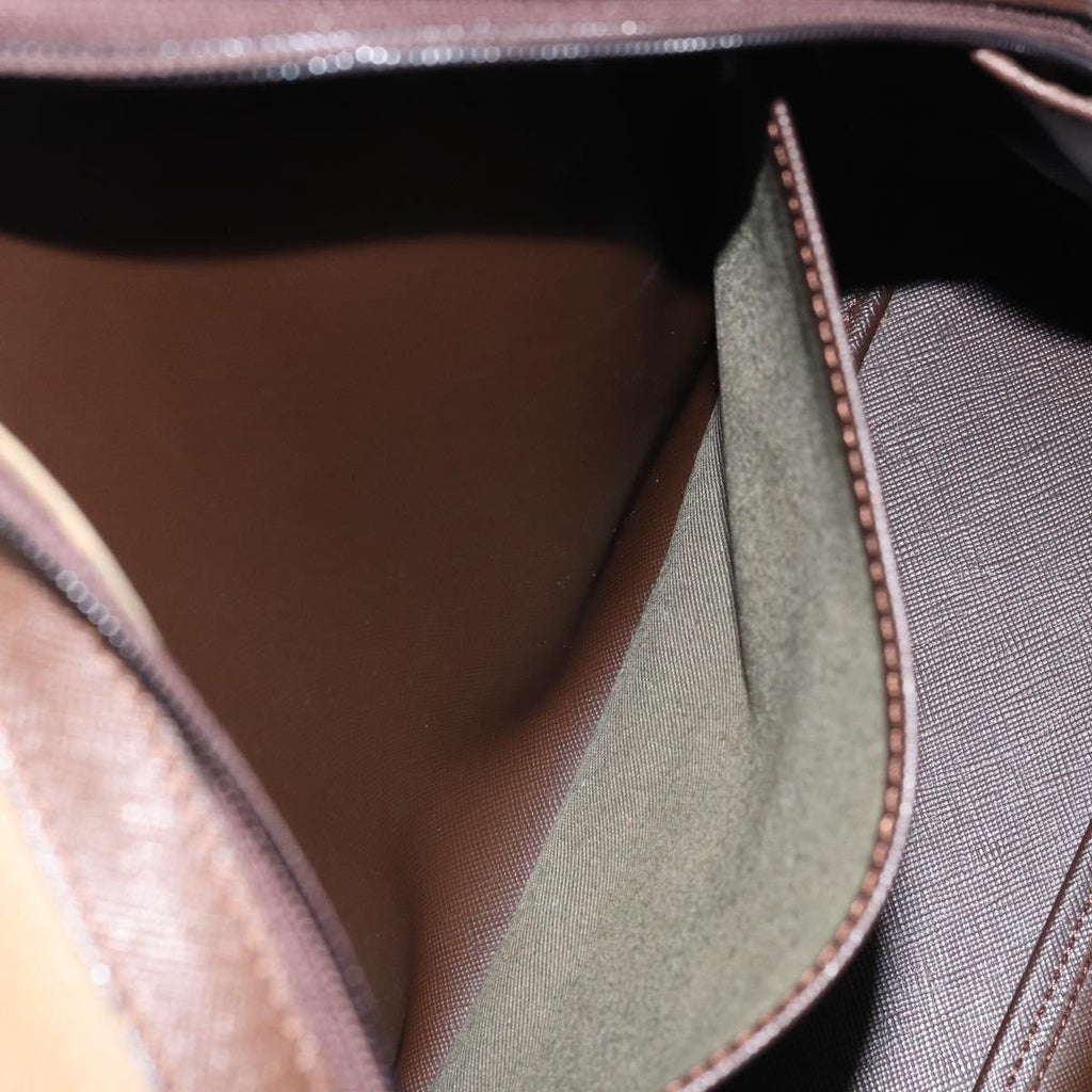 Burberry Nova Check Handbag Nova Check Canvas Brown Canvas Handbag (Pre-Owned)