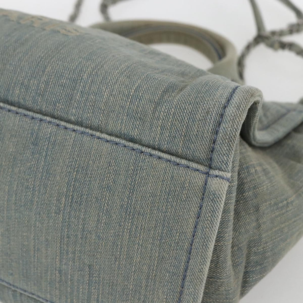 Chanel Deauville Nm Tote Denim Blue Denim_Jeans Tote Bag Bag (Pre-Owned)
