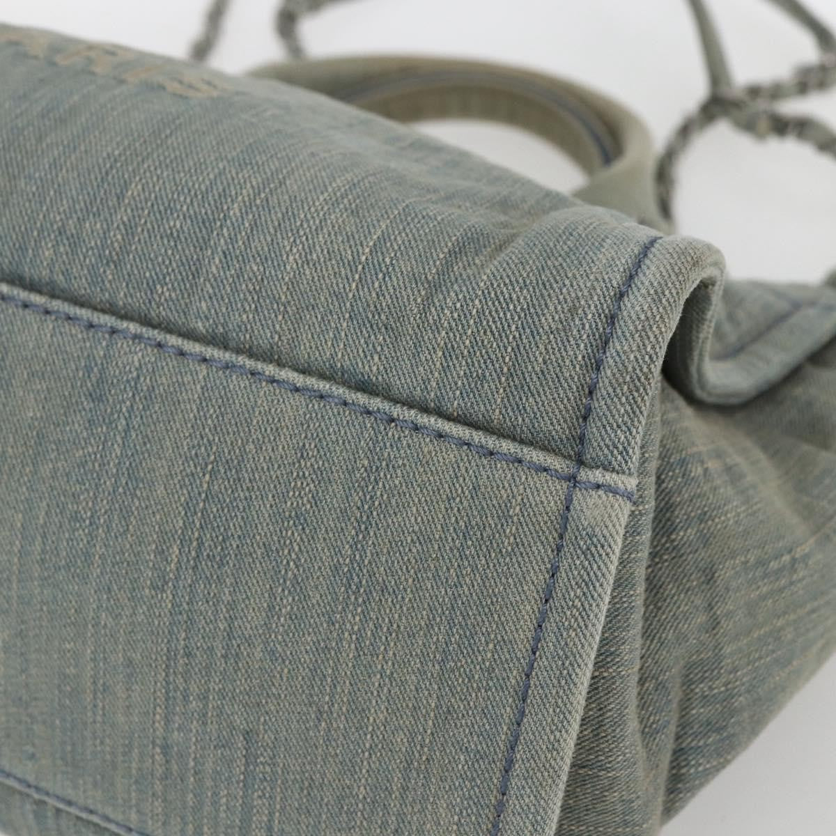 Chanel Deauville Nm Tote Denim Blue Denim_Jeans Tote Bag Bag (Pre-Owned)