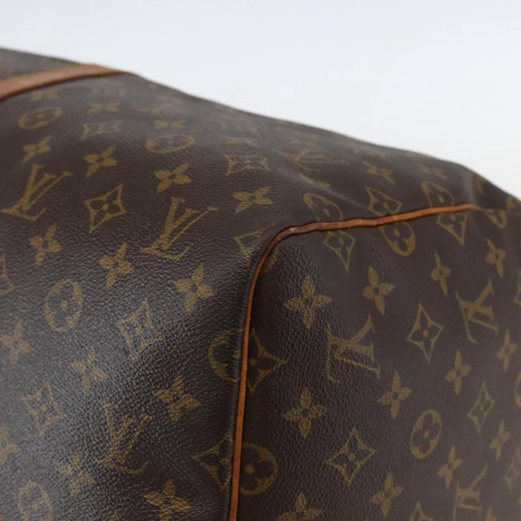 Louis Vuitton Keepall Bag Monogram Canvas Brown Canvas Travel Bag Bag (Pre-Owned)
