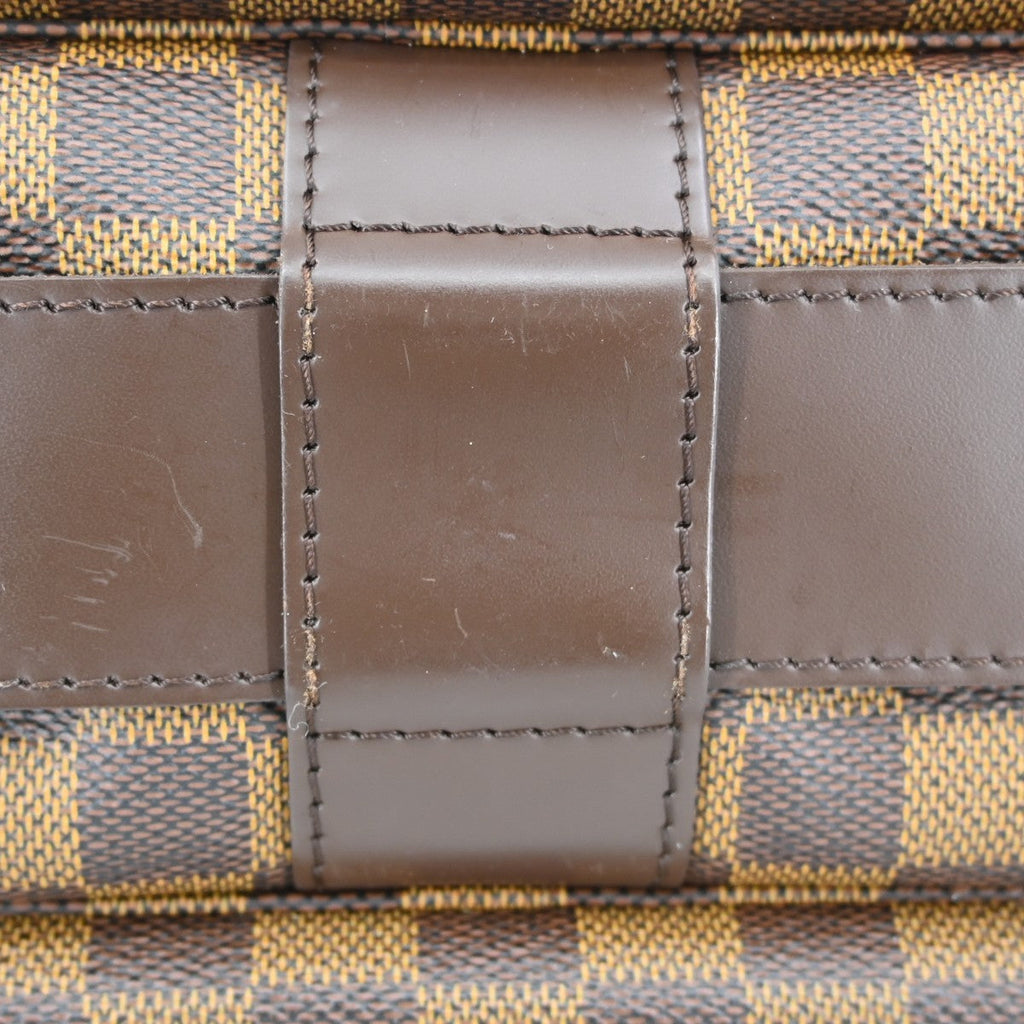 Louis Vuitton Naviglio Handbag Damier Brown Canvas Shoulder Bag Bag (Pre-Owned)