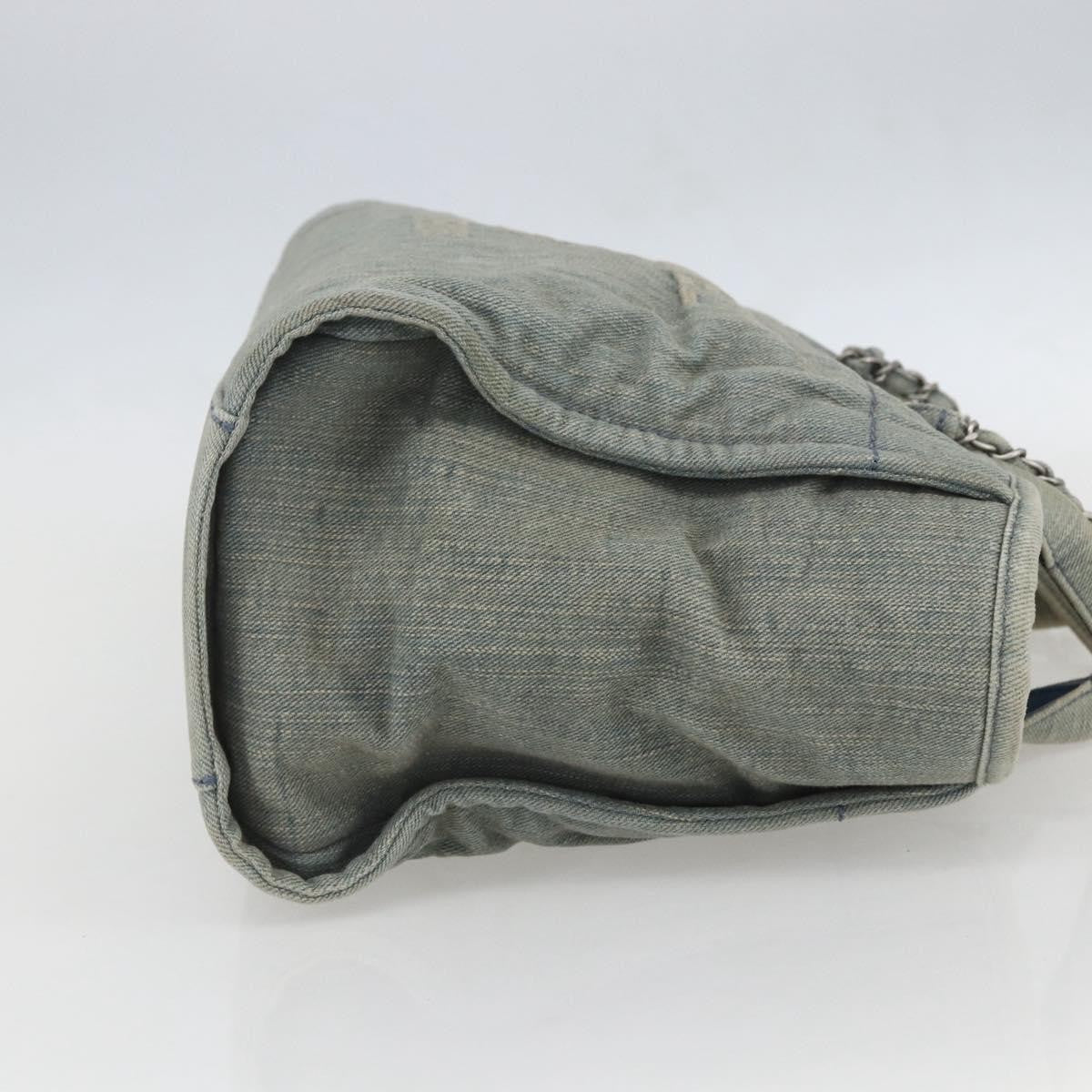 Chanel Deauville Nm Tote Denim Blue Denim_Jeans Tote Bag Bag (Pre-Owned)