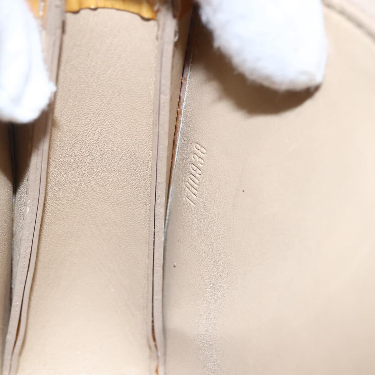Louis Vuitton Lexington Pochette Monogram Vernis Beige Patent_Leather Clutche & Pouche Bag (Pre-Owned)