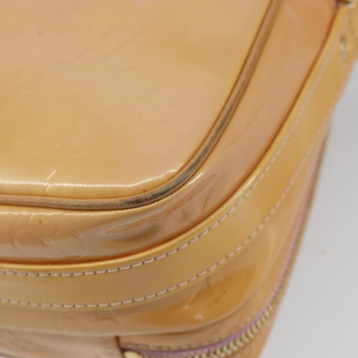 Louis Vuitton Wooster Handbag Monogram Vernis Yellow Patent_Leather Shoulder Bag Bag (Pre-Owned)