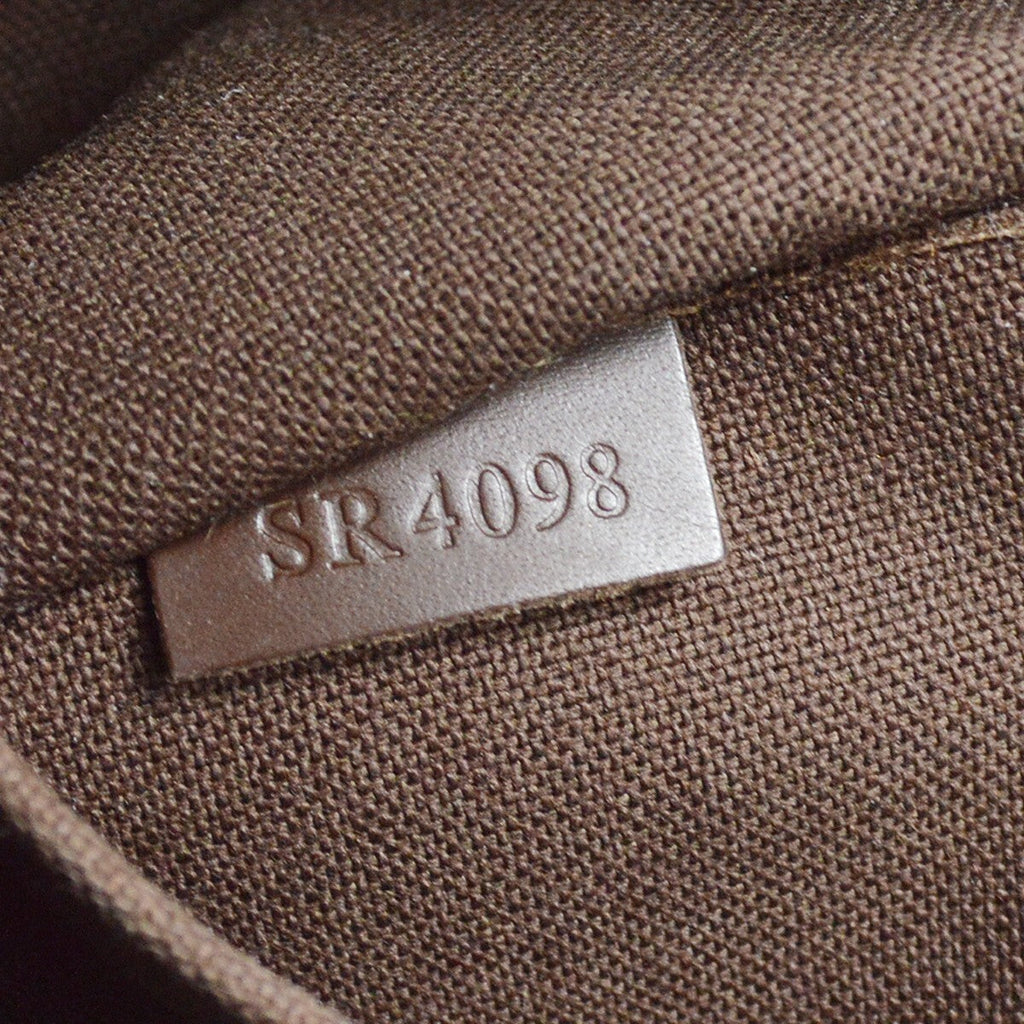 Louis Vuitton Brooklyn Handbag Damier Brown Canvas Shoulder Bag Bag (Pre-Owned)