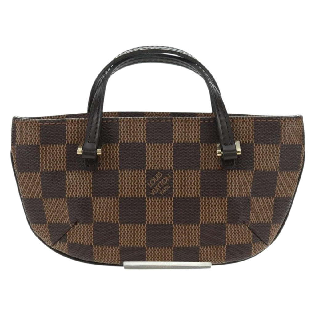Louis Vuitton Manosque Pochette Damier Brown Canvas Clutche & Pouche Bag (Pre-Owned)