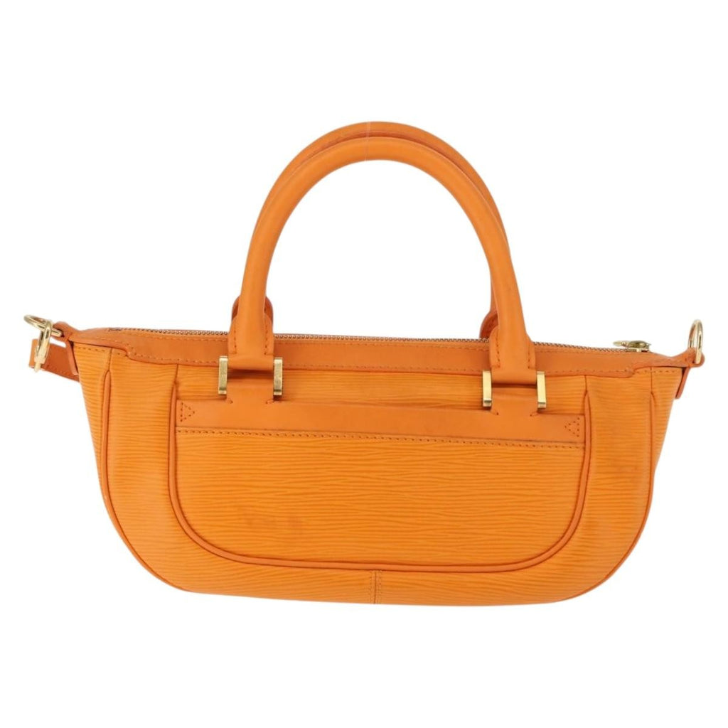 Louis Vuitton Danura Handbag Epi Orange Leather Handbag (Pre-Owned)