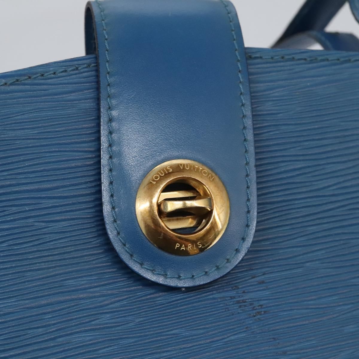 Louis Vuitton Cluny Shoulder Bag Epi Leather Blue Leather Shoulder Bag Bag (Pre-Owned)