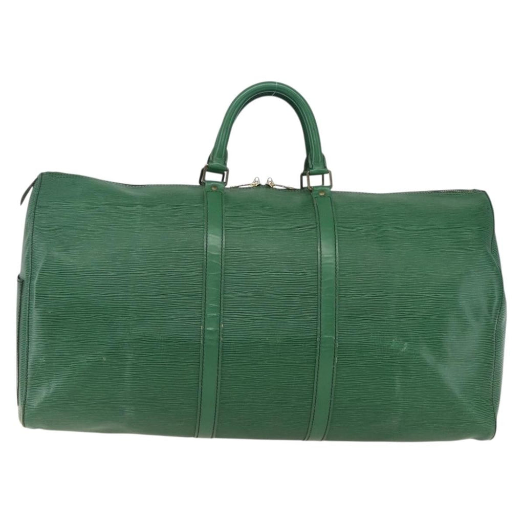 Louis Vuitton Keepall Bag Epi Leather Green Epi Leather Travel Bag Bag (Pre-Owned)