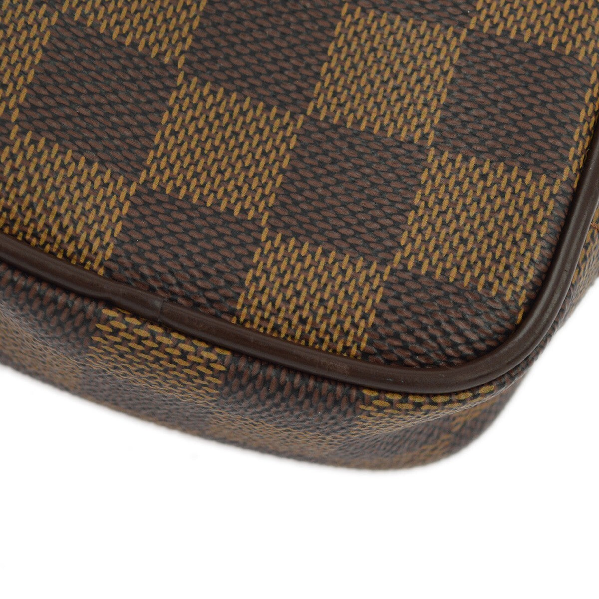 Louis Vuitton Etui Okapi Camera Case Damier Brown Canvas Clutche & Pouche Bag (Pre-Owned)