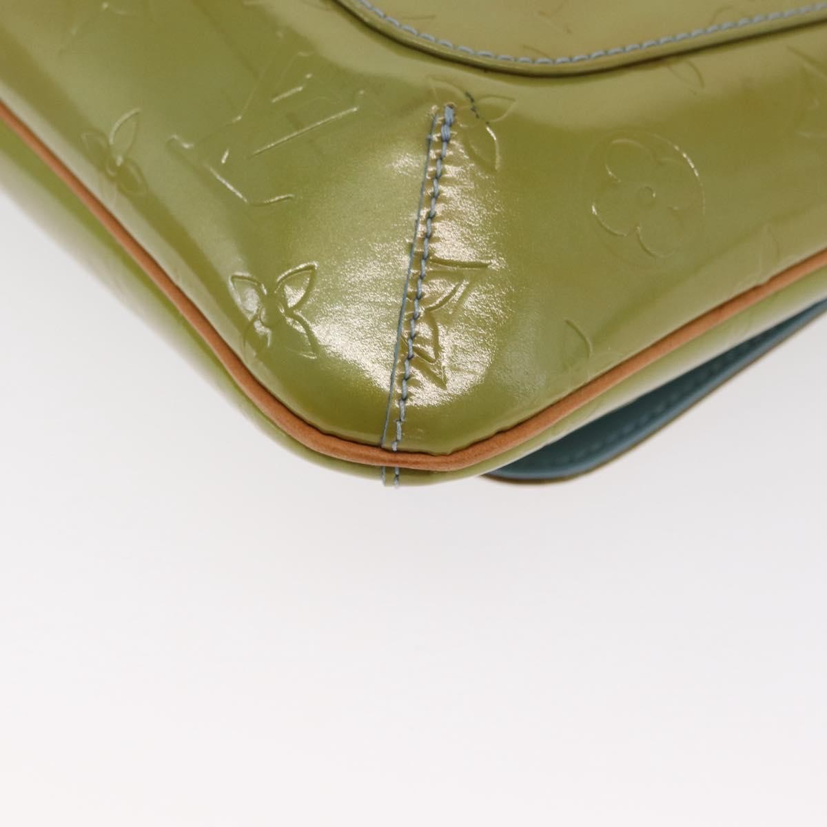 Louis Vuitton Thompson Street Handbag Monogram Vernis Green Patent_Leather Shoulder Bag Bag (Pre-Owned)
