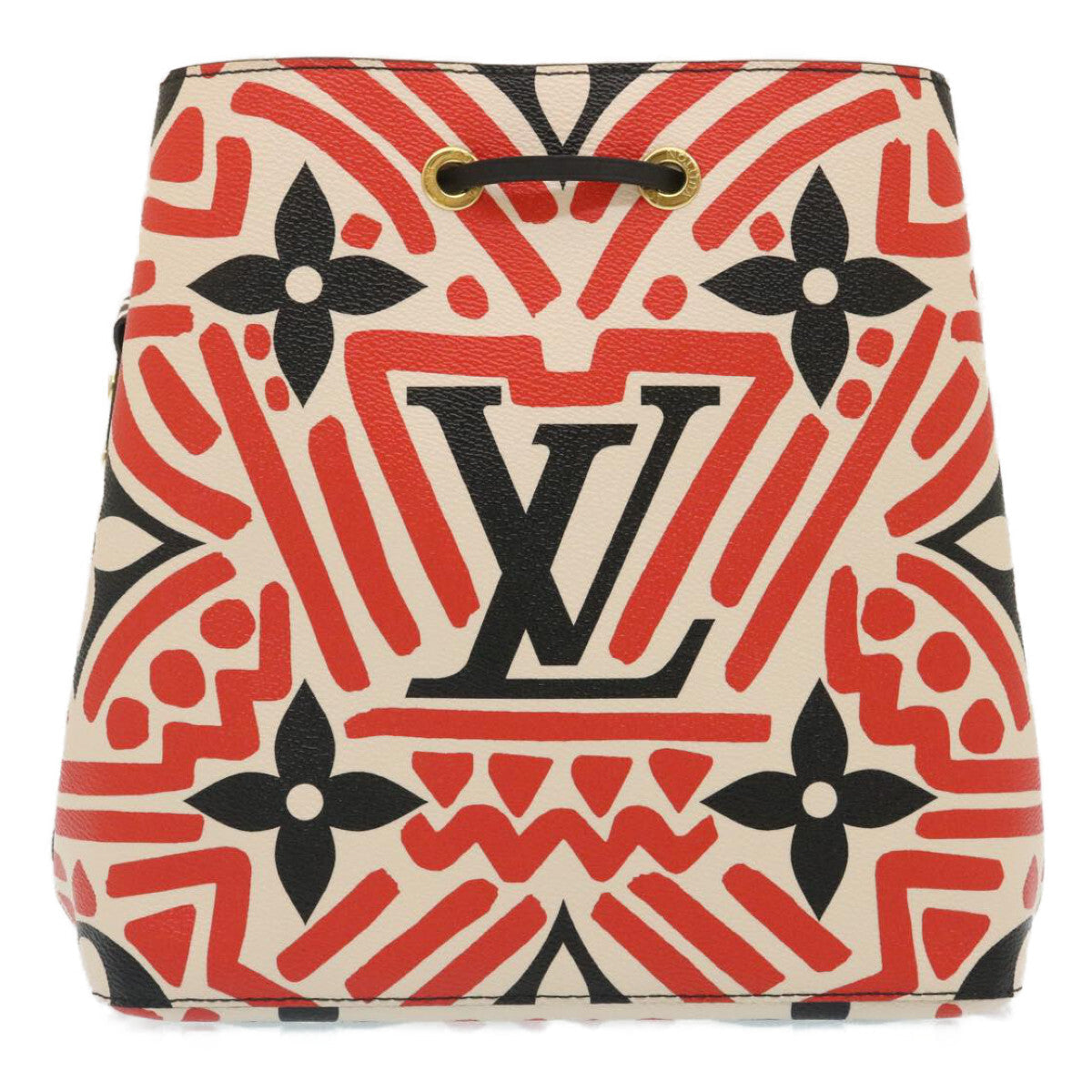 Louis Vuitton Neonoe Handbag Limited Edition Crafty Monogram Giant Red Canvas Bag (Pre-Owned)