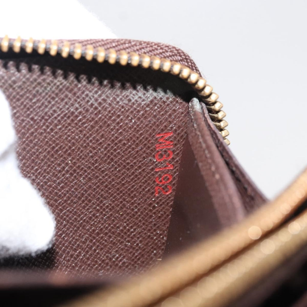 Louis Vuitton Zippy Wallet Nm Damier Brown Canvas Wallets Accessory (Pre-Owned)