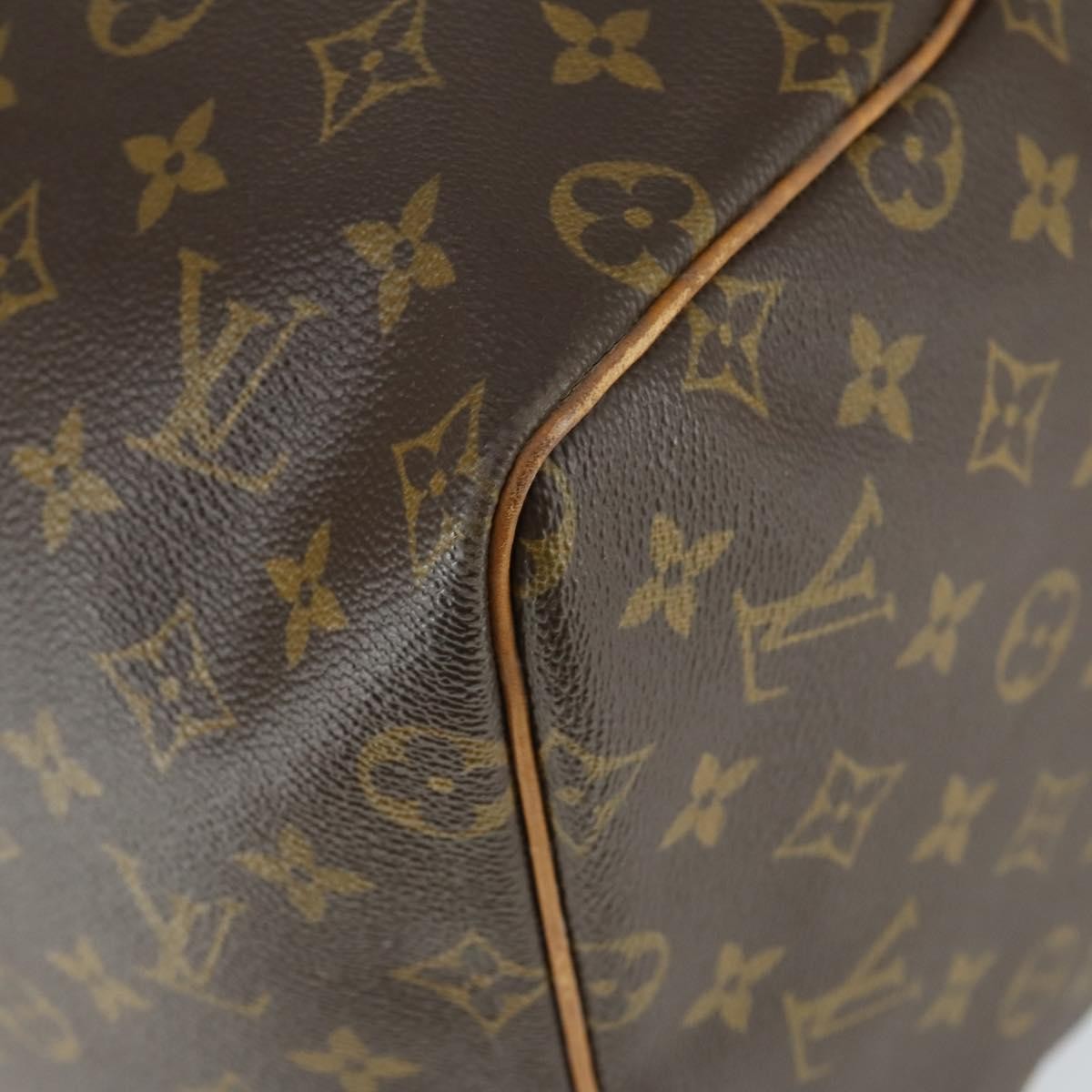 Louis Vuitton Keepall Bag Monogram Canvas Brown Canvas Travel Bag Bag (Pre-Owned)