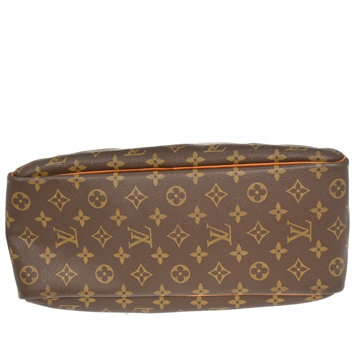 Louis Vuitton Deauville Handbag Monogram Canvas Brown Canvas Handbag (Pre-Owned)
