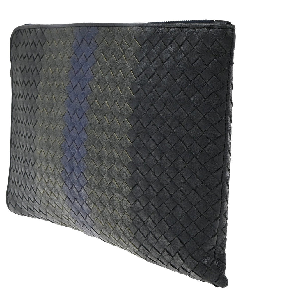 Bottega Veneta Portfolio Pouch Intrecciato Nappa Multicolour Leather Clutche & Pouche Bag (Pre-Owned)