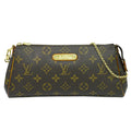 Louis Vuitton Eva Handbag Monogram Canvas Brown Canvas Clutche & Pouche Bag (Pre-Owned)