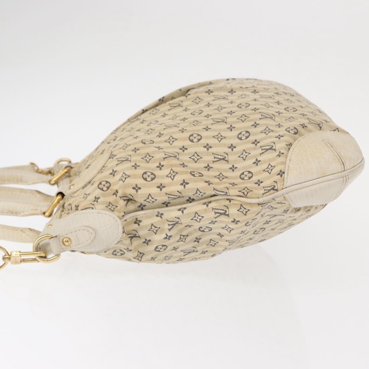 Louis Vuitton Marina Handbag Mini Lin Croisette Beige Canvas Handbag (Pre-Owned)