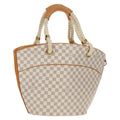 Louis Vuitton Pampelonne Handbag Damier White Canvas Tote Bag Bag (Pre-Owned)