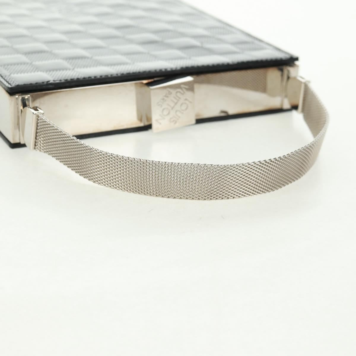 Louis Vuitton Saint Ange Handbag Damier Vernis Black Patent_Leather Handbag (Pre-Owned)