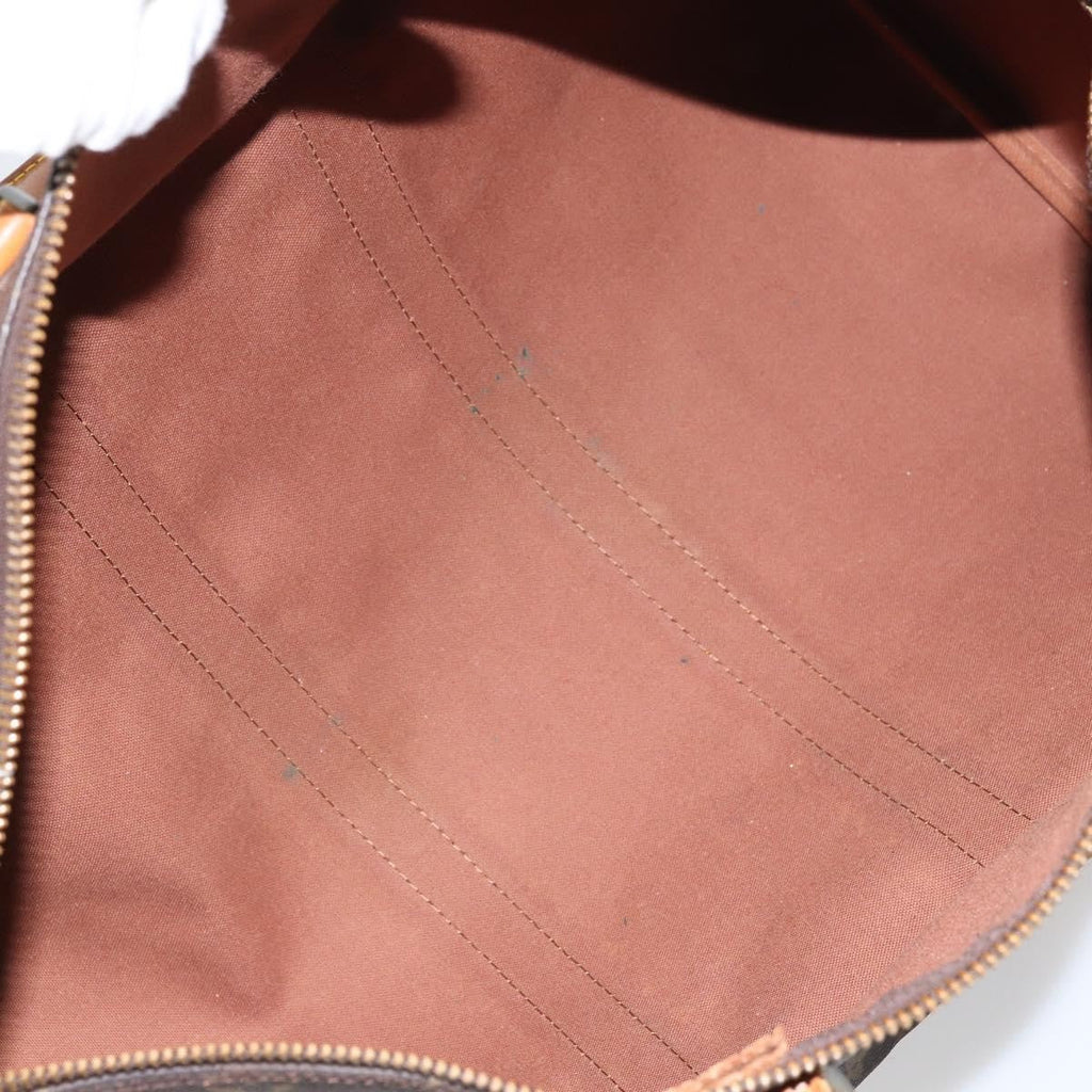 Louis Vuitton Keepall Bag Monogram Canvas Brown Canvas Travel Bag Bag (Pre-Owned)