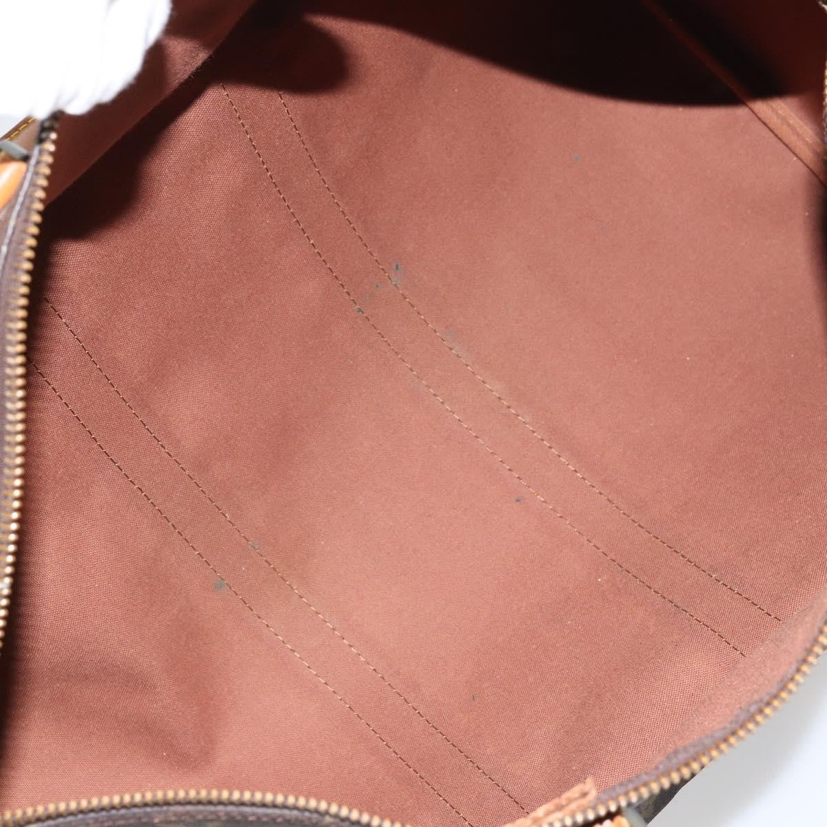 Louis Vuitton Keepall Bag Monogram Canvas Brown Canvas Travel Bag Bag (Pre-Owned)