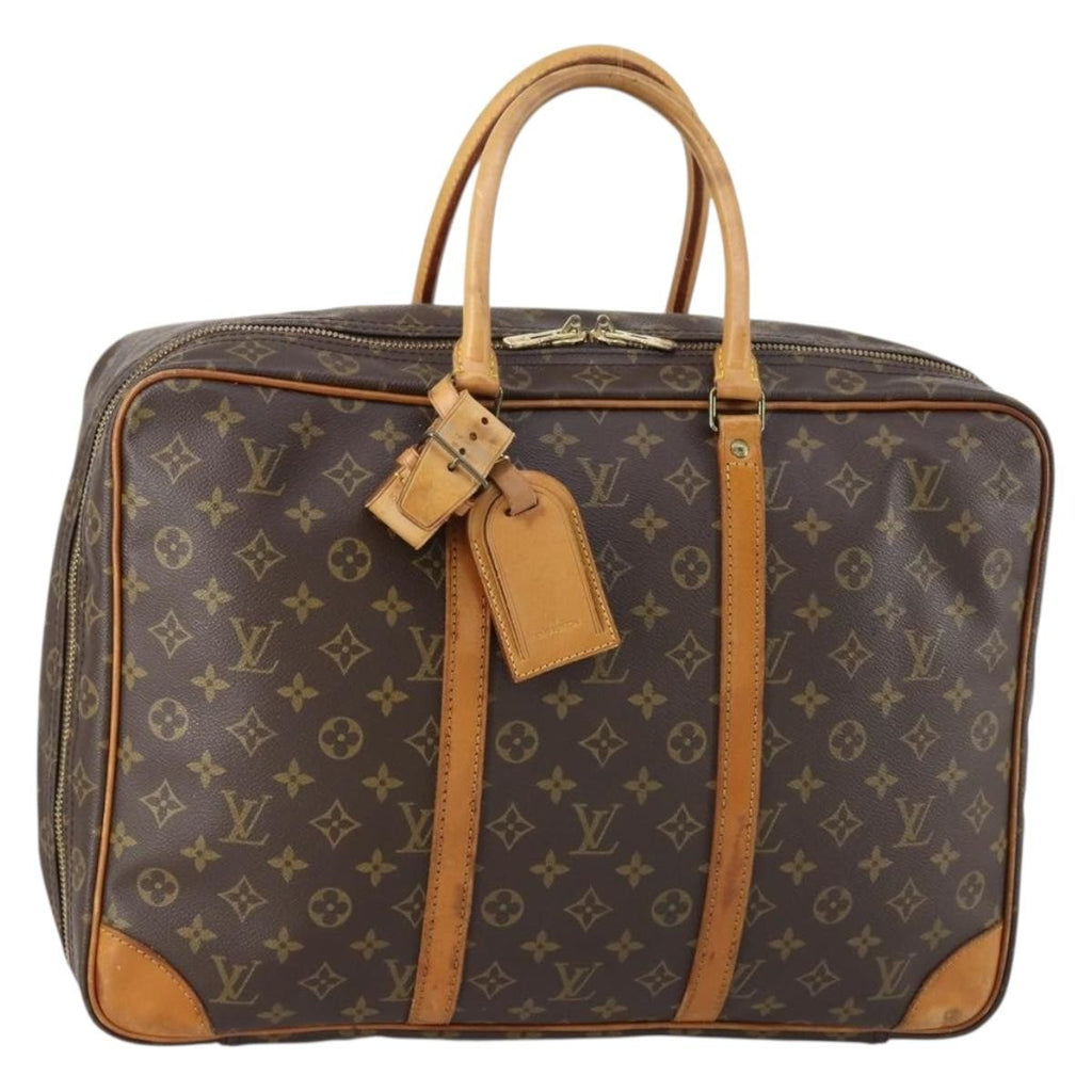 Louis Vuitton Sirius Handbag Monogram Canvas Brown Canvas Travel Bag Bag (Pre-Owned)