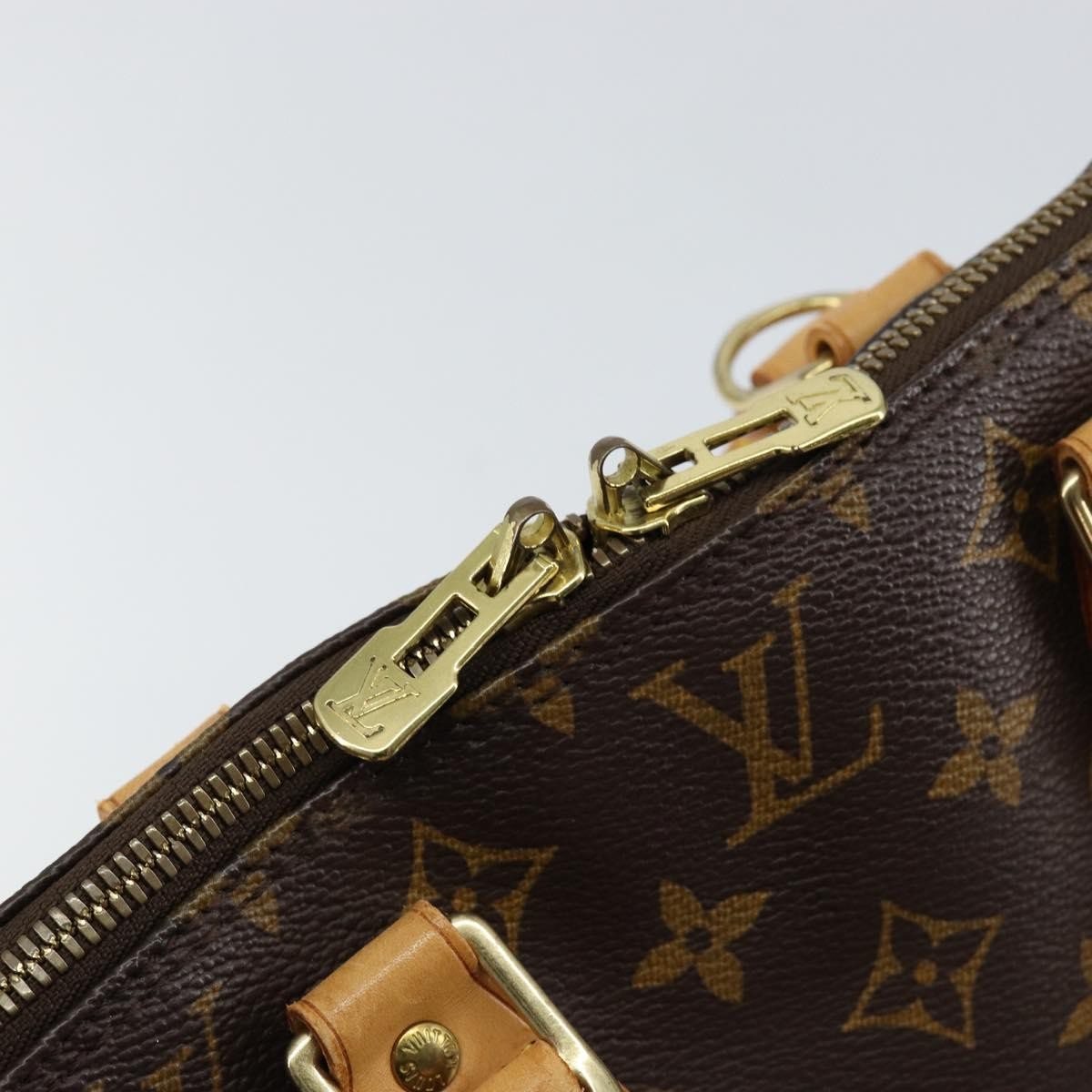 Louis Vuitton Alma Handbag Monogram Canvas Brown Canvas Handbag (Pre-Owned)