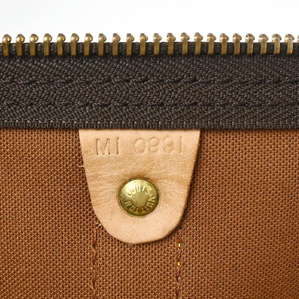 Louis Vuitton Keepall Bag Monogram Canvas Brown Canvas Travel Bag Bag (Pre-Owned)