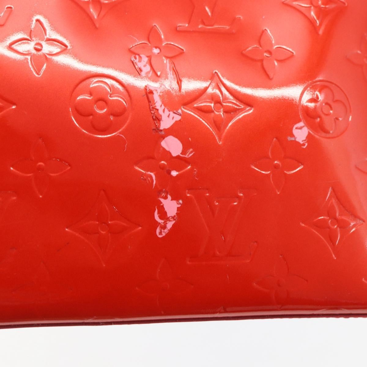 Louis Vuitton Reade Handbag Monogram Vernis Red Patent_Leather Handbag (Pre-Owned)