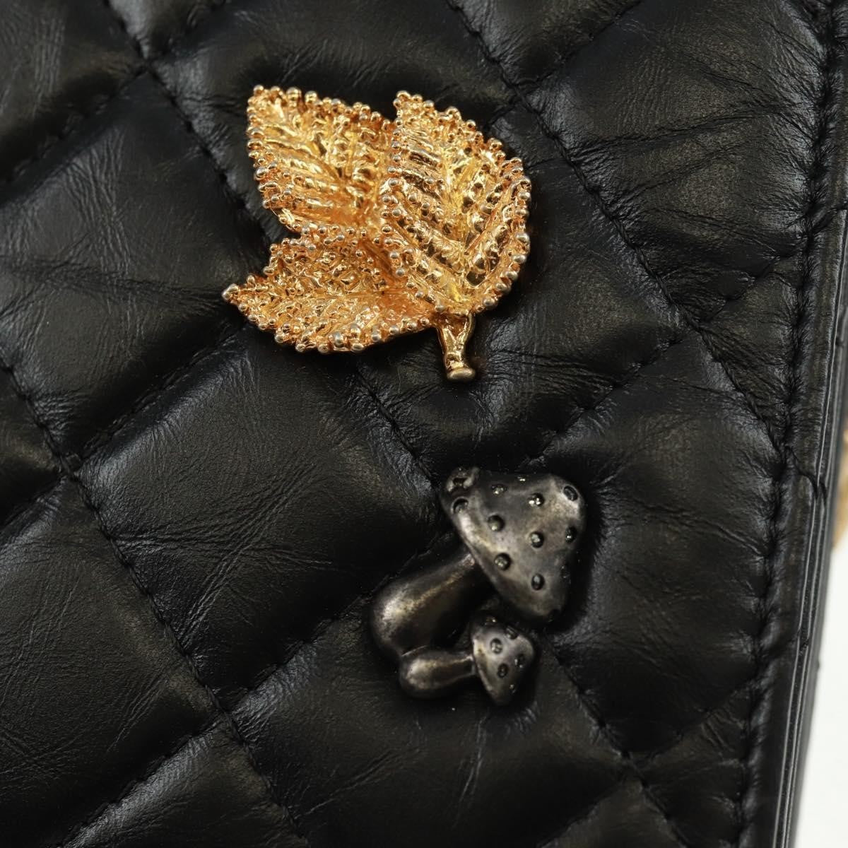 Chanel Lucky Charms Reissue 2.55 Flap Bag Leather Black Leather Shoulder Bag Bag (Pre-Owned)