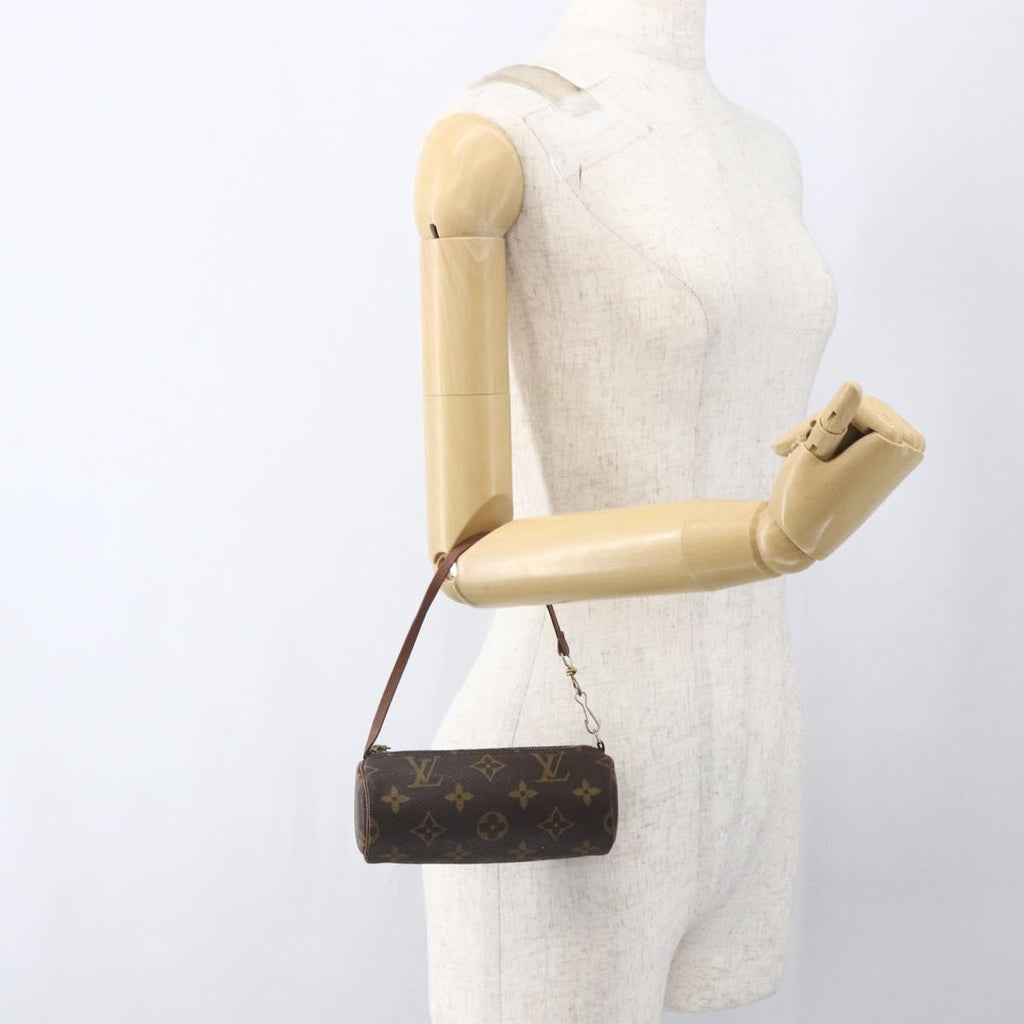 Louis Vuitton Papillon Pochette Monogram Canvas Brown Canvas Clutche & Pouche Bag (Pre-Owned)