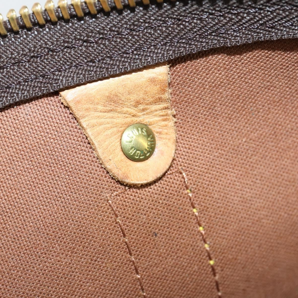 Louis Vuitton Keepall Bag Monogram Canvas Brown Canvas Travel Bag Bag (Pre-Owned)