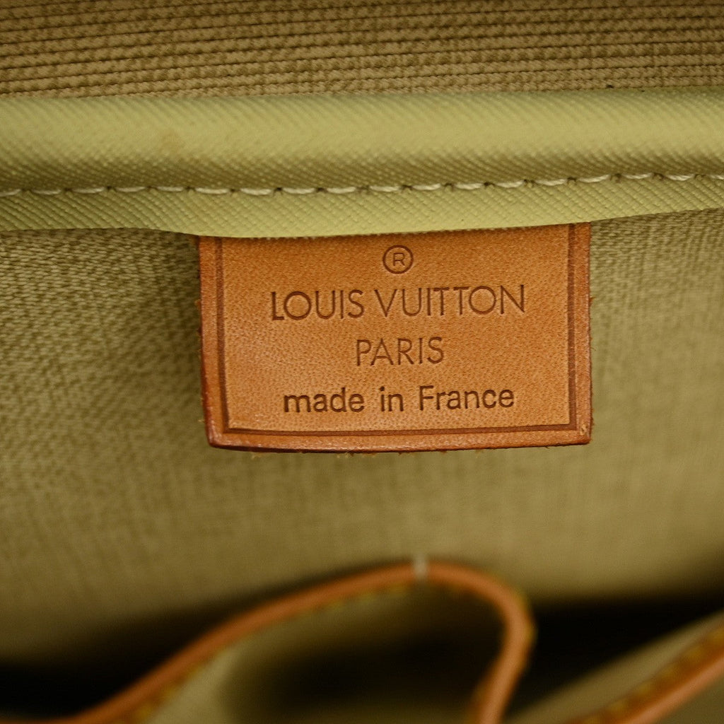 Louis Vuitton Deauville Handbag Monogram Canvas Brown Canvas Handbag (Pre-Owned)