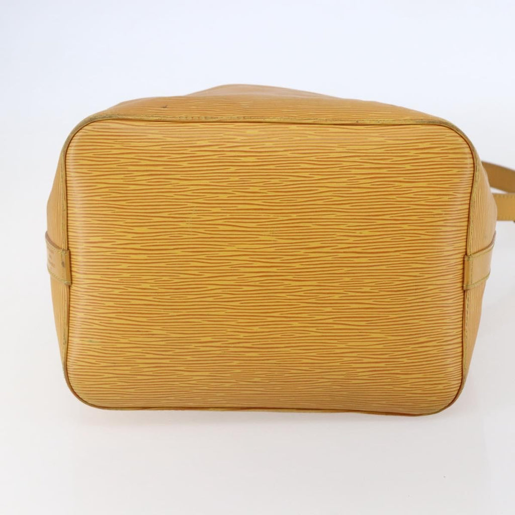 Louis Vuitton Petit Noe Handbag Epi Leather Yellow Leather Shoulder Bag Bag (Pre-Owned)