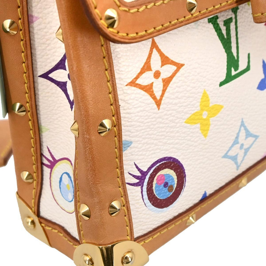Louis Vuitton Eye Miss You Bag Monogram Multicolor White Canvas Clutche & Pouche Bag (Pre-Owned)