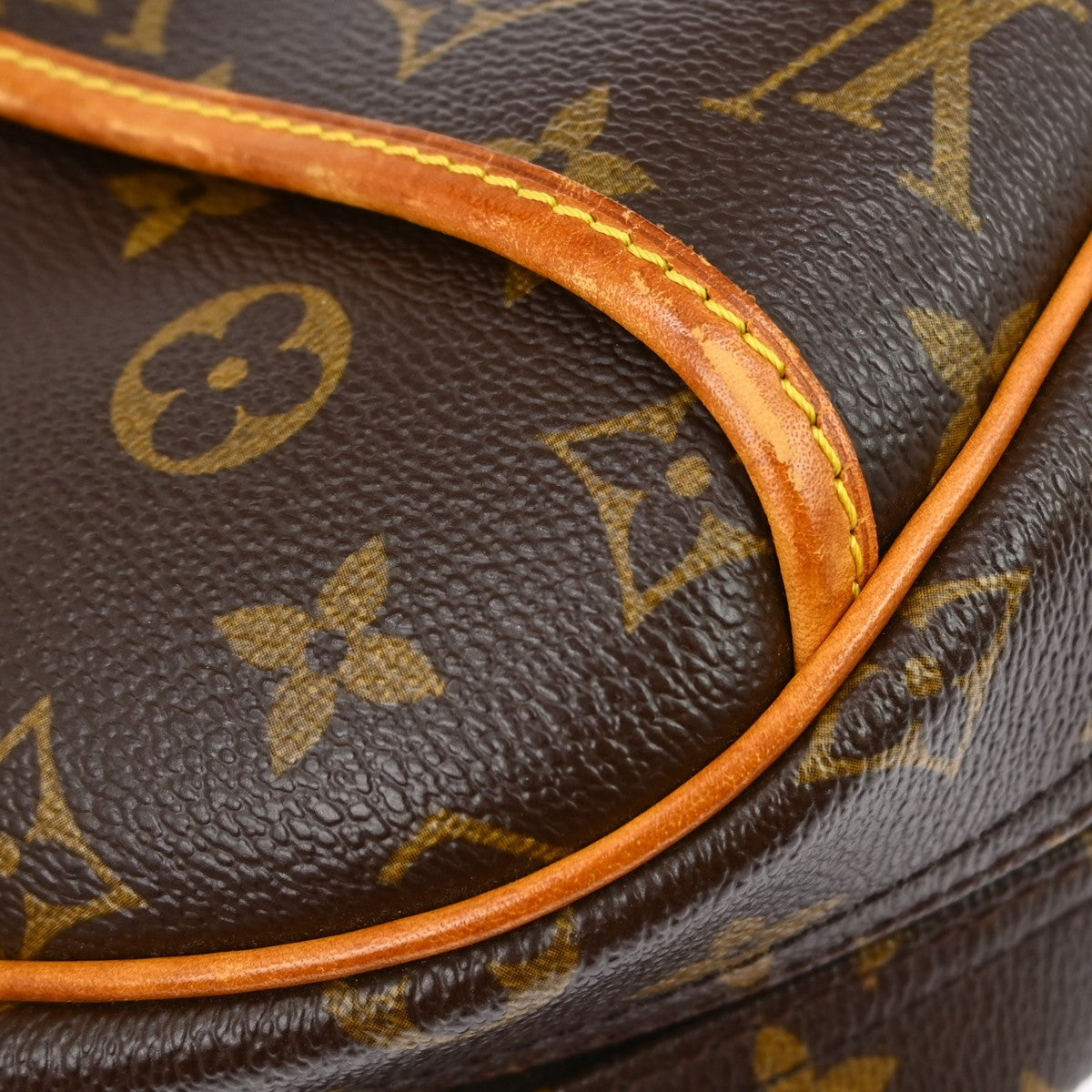 Louis Vuitton Trouville Handbag Monogram Canvas Brown Canvas Handbag (Pre-Owned)