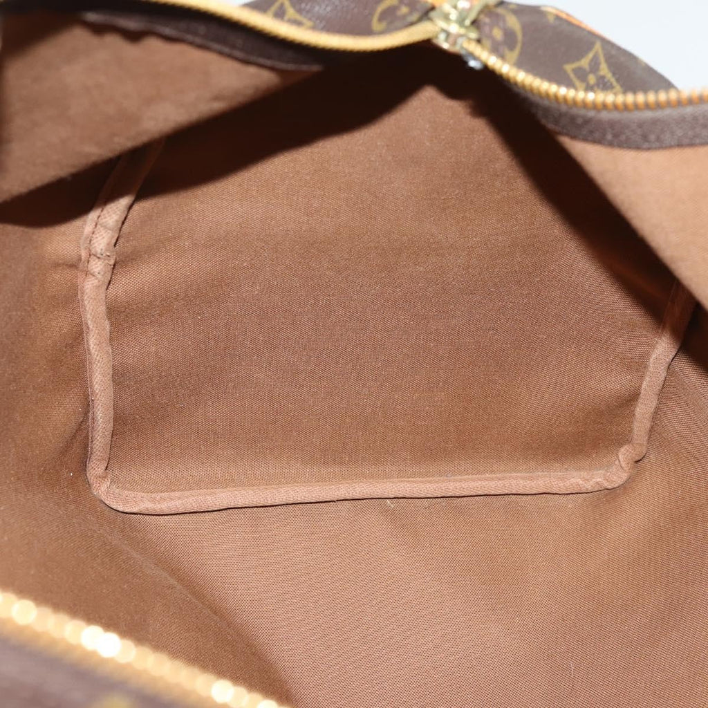 Louis Vuitton Keepall Bag Monogram Canvas Brown Canvas Travel Bag Bag (Pre-Owned)