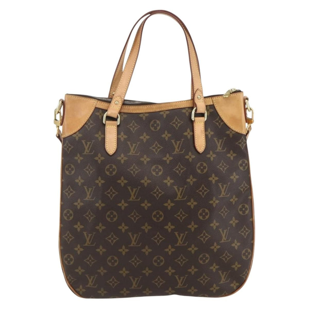 Louis Vuitton Odeon Handbag Monogram Canvas Brown Canvas Shoulder Bag Bag (Pre-Owned)