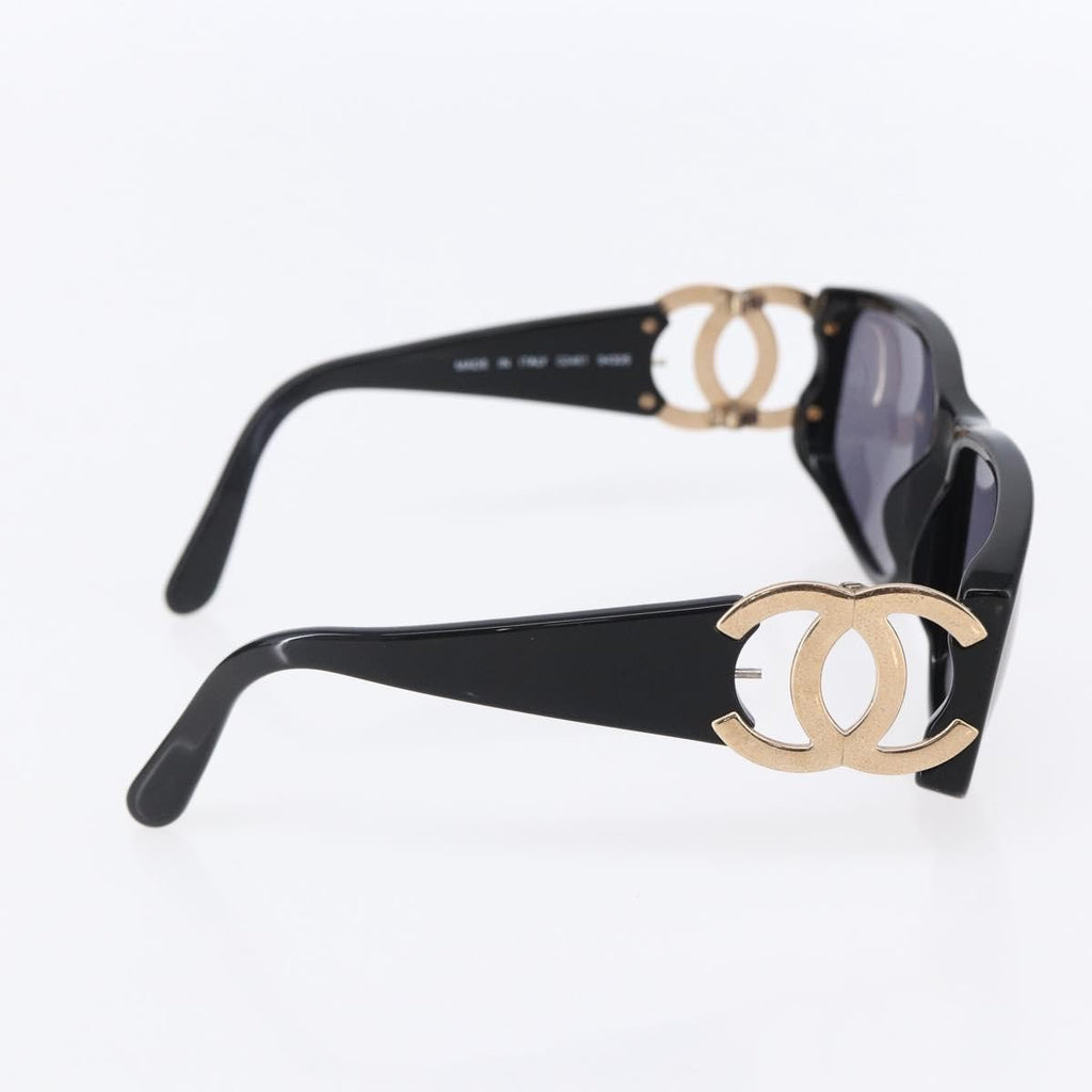 Chanel Logo Cc Sunglasses Plastic Black Plastic Sunglasse Accessory (Pre-Owned)