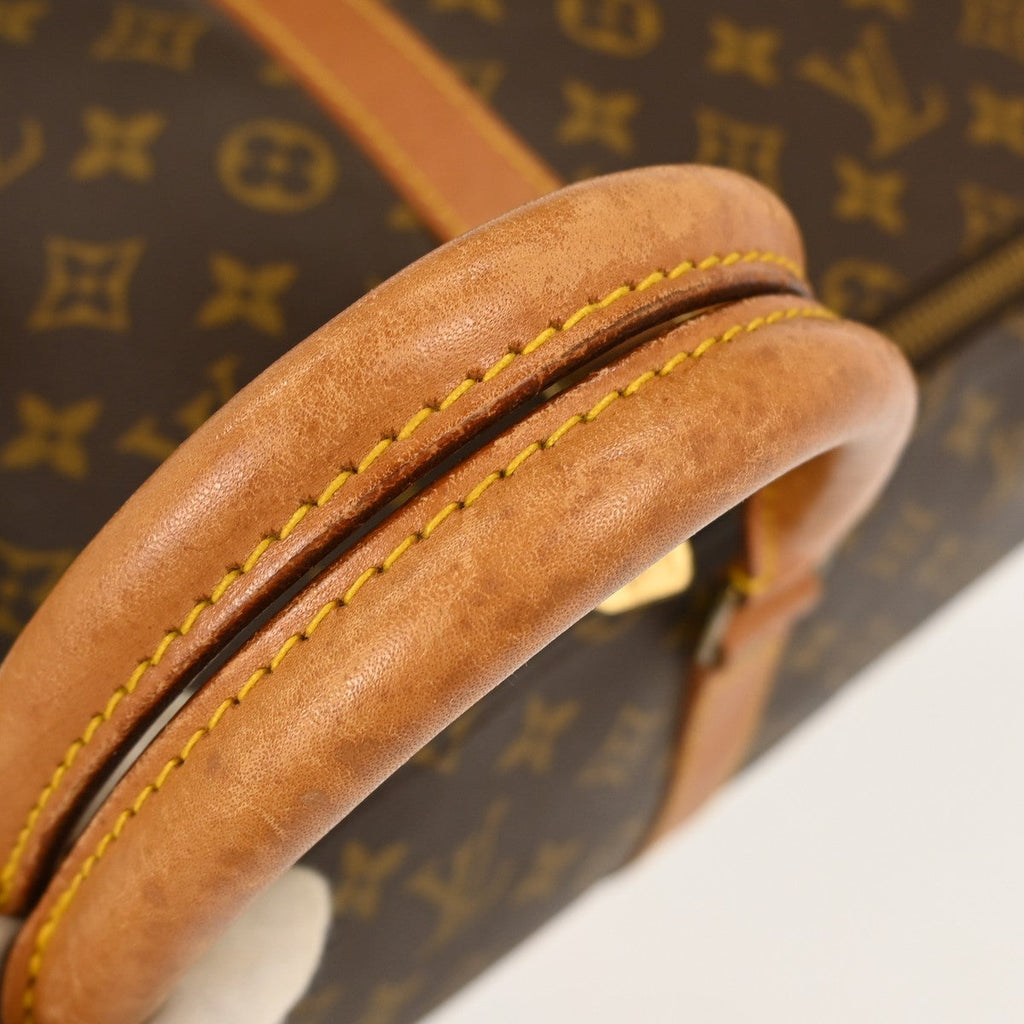 Louis Vuitton Keepall Bag Monogram Canvas Brown Canvas Travel Bag Bag (Pre-Owned)