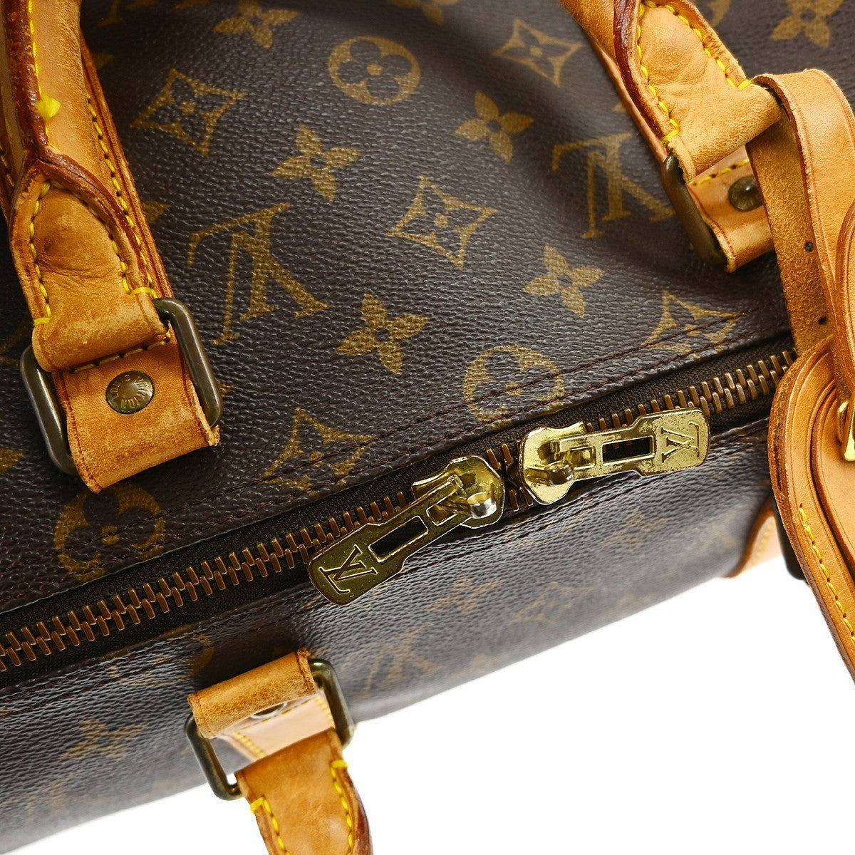 Louis Vuitton Keepall Bag Monogram Canvas Brown Canvas Travel Bag Bag (Pre-Owned)