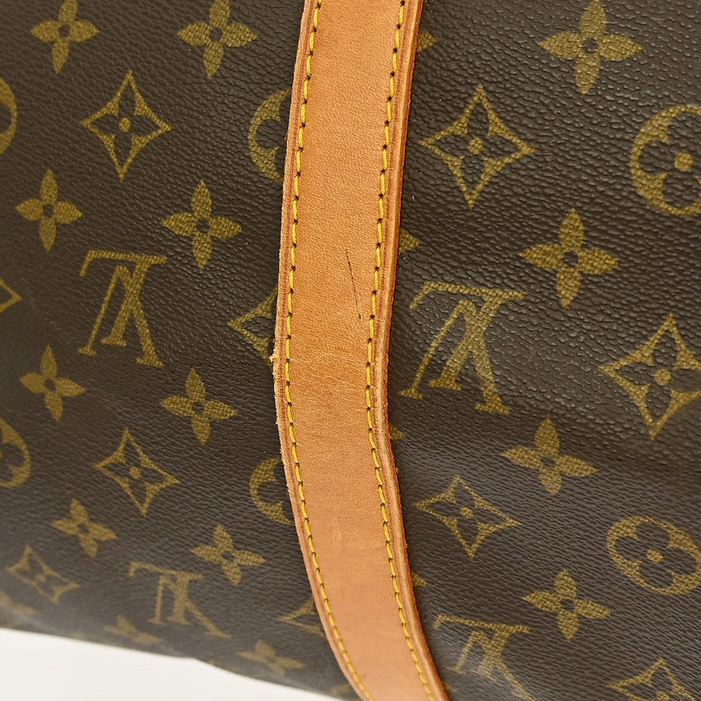 Louis Vuitton Keepall Bag Monogram Canvas Brown Canvas Travel Bag Bag (Pre-Owned)