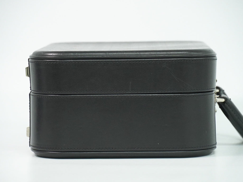 Louis Vuitton Valisette Handbag Monogram Glace Leather Black Patent_Leather Handbag (Pre-Owned)