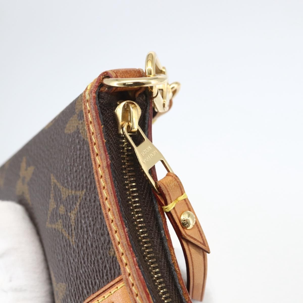Louis Vuitton Delightful Pochette Monogram Canvas Brown Canvas Clutche & Pouche Bag (Pre-Owned)